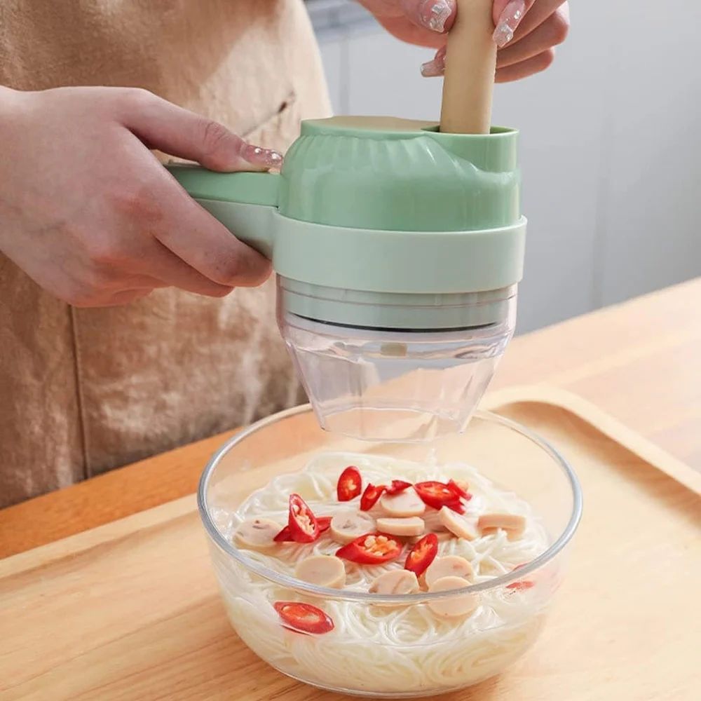 4 in 1 Portable Electric Vegetable Cutter Set
