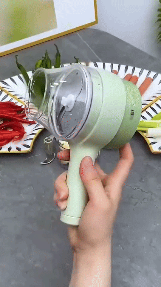 4 in 1 Portable Electric Vegetable Cutter Set